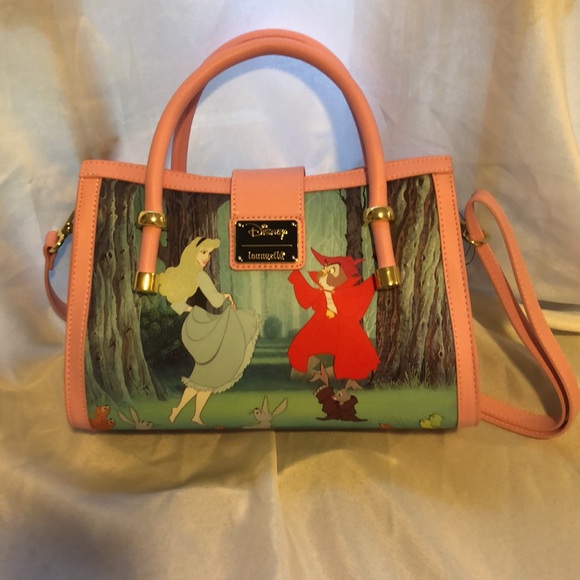 NWT Disney sleeping beauty loungefly purse/cross body bag - Picture 2 of 2